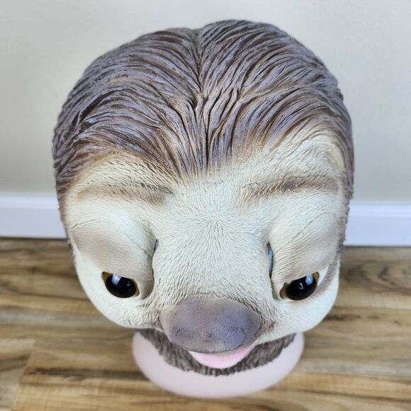 🩵Deluxe Sloth Full Head Latex Costume Mask - Picture 10 of 13
